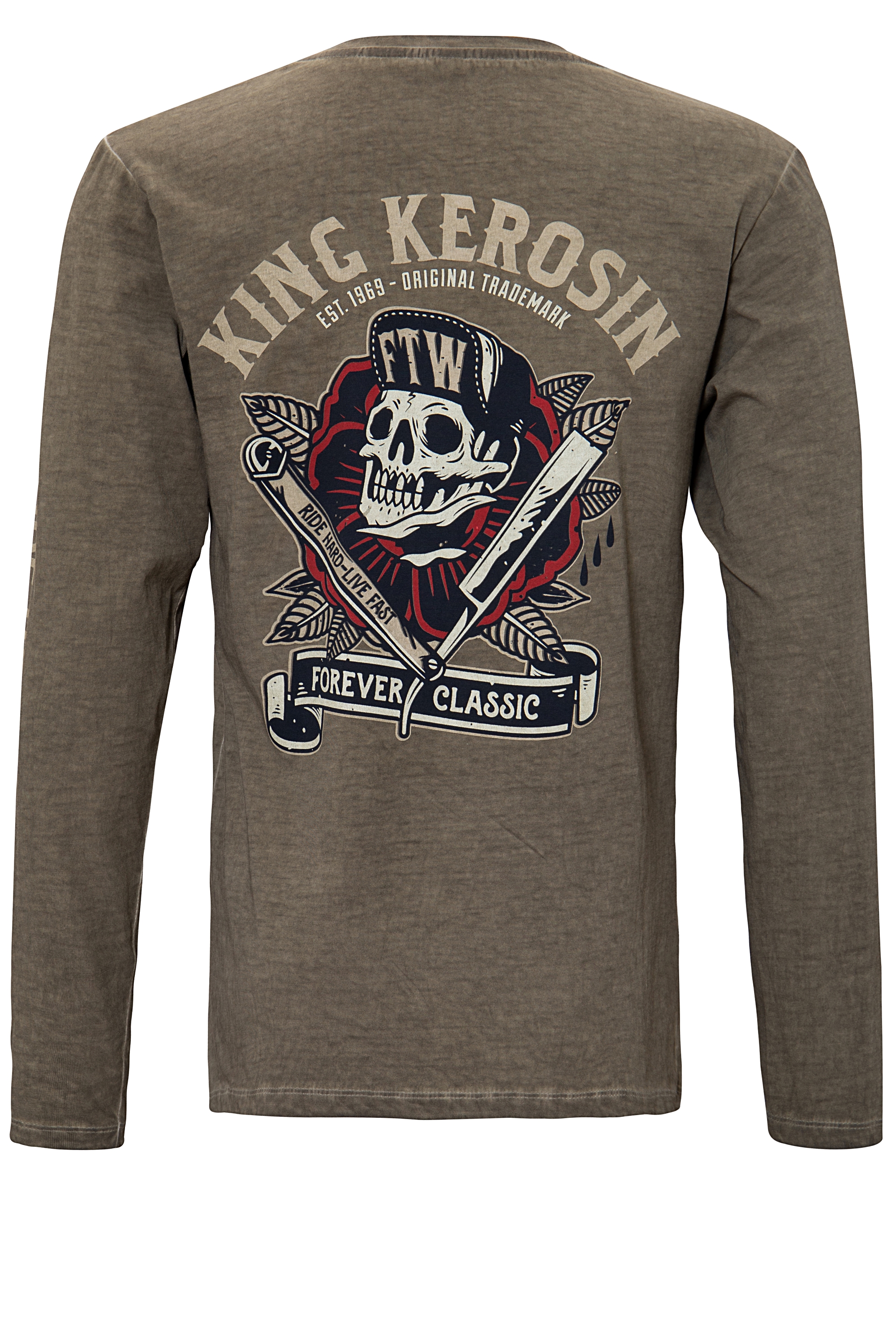 King Kerosin Langarmshirt - Forever Classic M