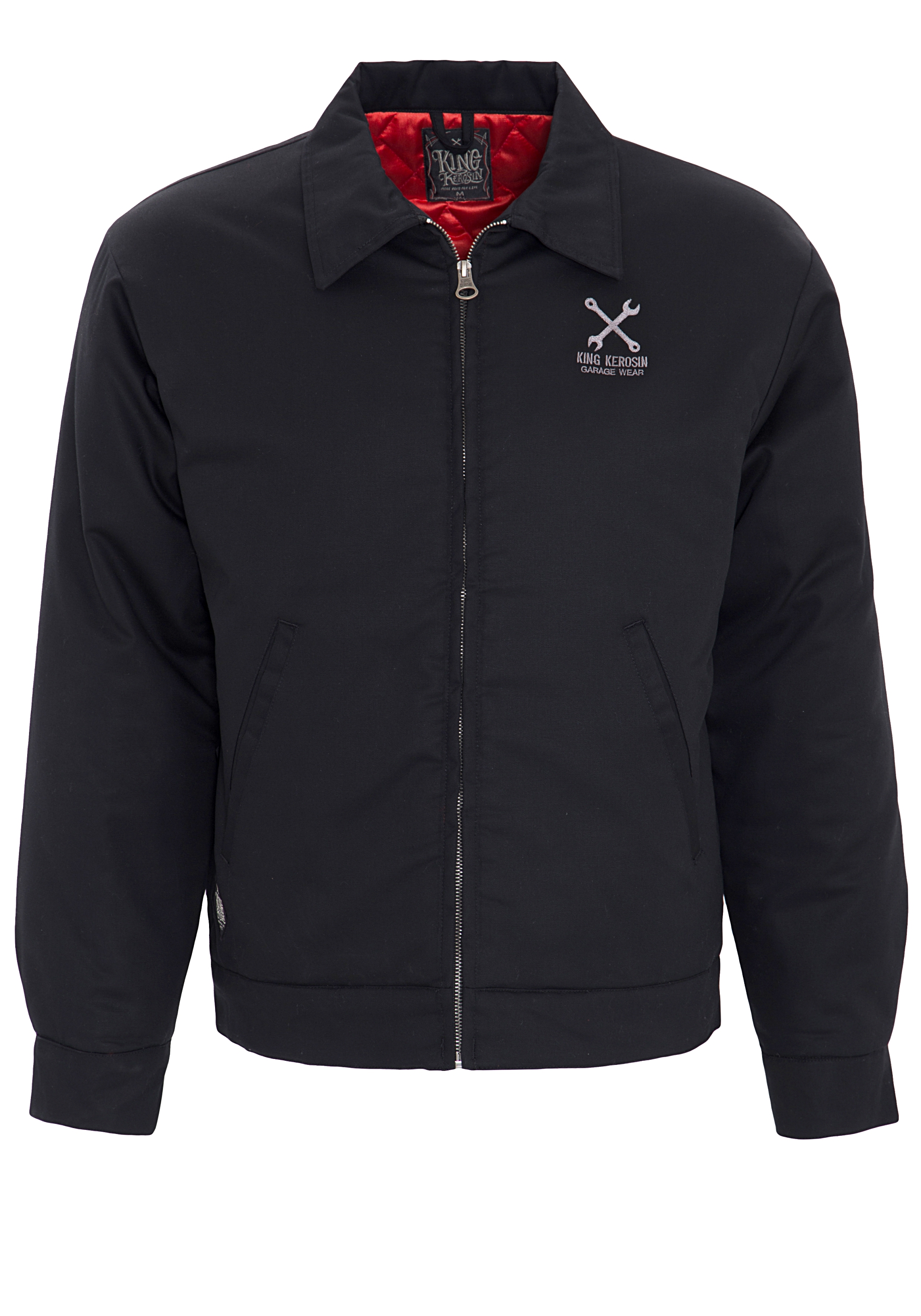 King Kerosin Worker-Jacke - Hot Rod 3XL