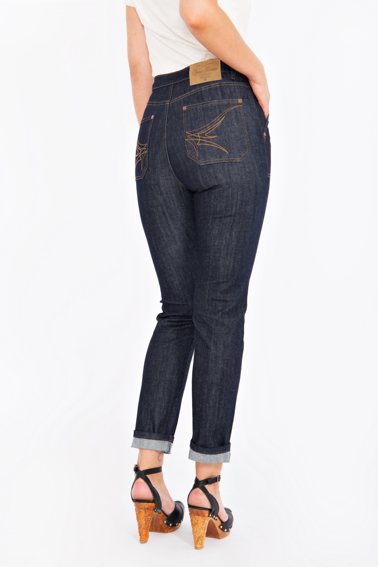 Queen Kerosin High Waist Jeans 29/32